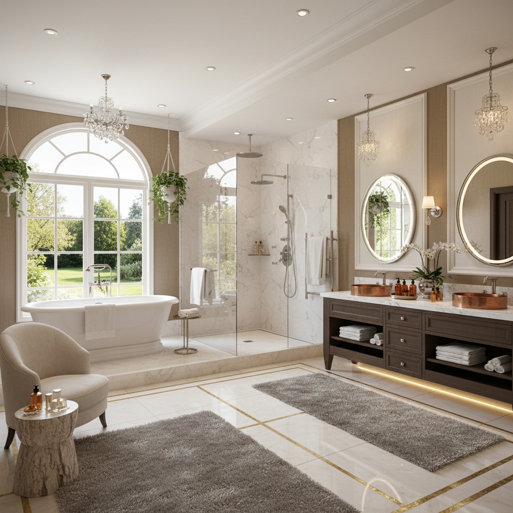 luxurious home bathroom